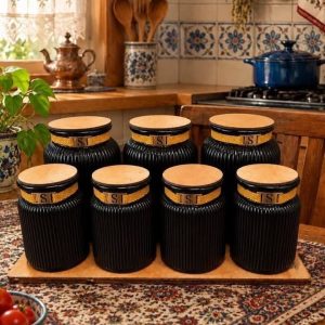 پاسماوری 7 پارچه شیشه رنگی
