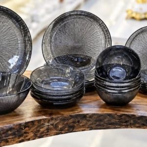 سرويس غذاخورى سولو ٣٢ پارچه دودى